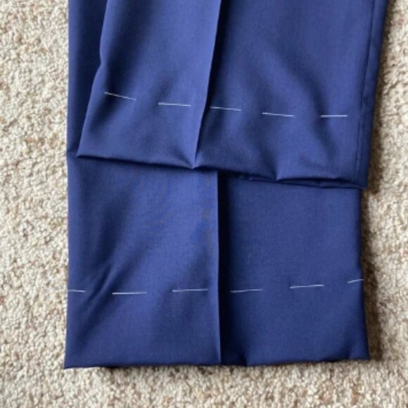 NWOT Brunello Cucinelli Men’s Navy Lightweight Wool Trousers Pants IT60 US 42-44 - Picture 16 of 16